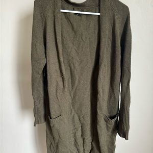 Knee length cardigan